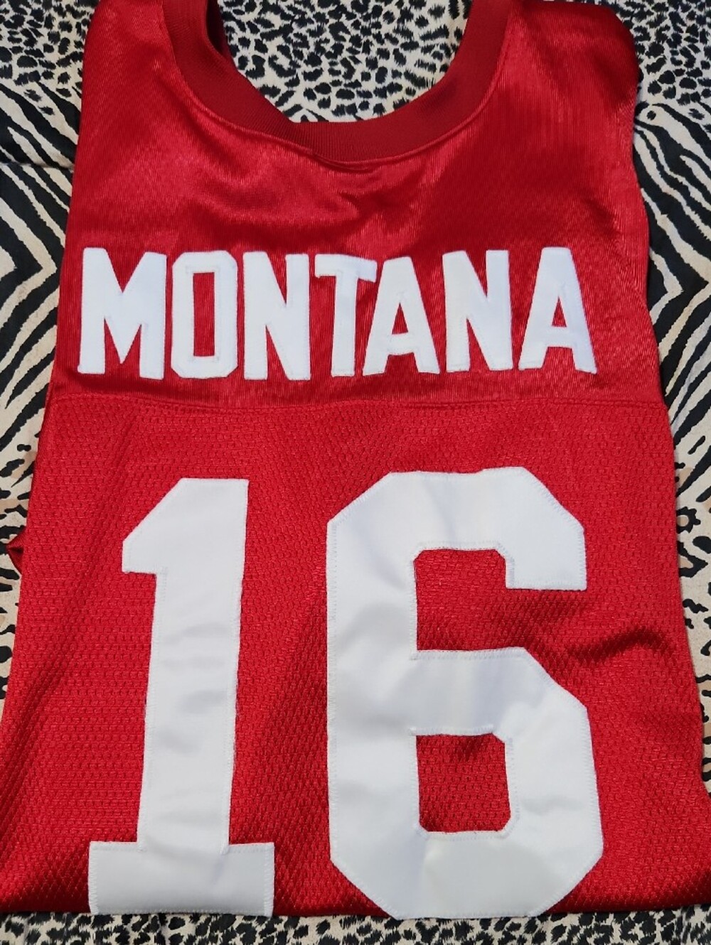 Vintage Joe Montana #16 Athletic Throwback Jersey -#49ers